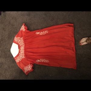 Hand embroidered dress